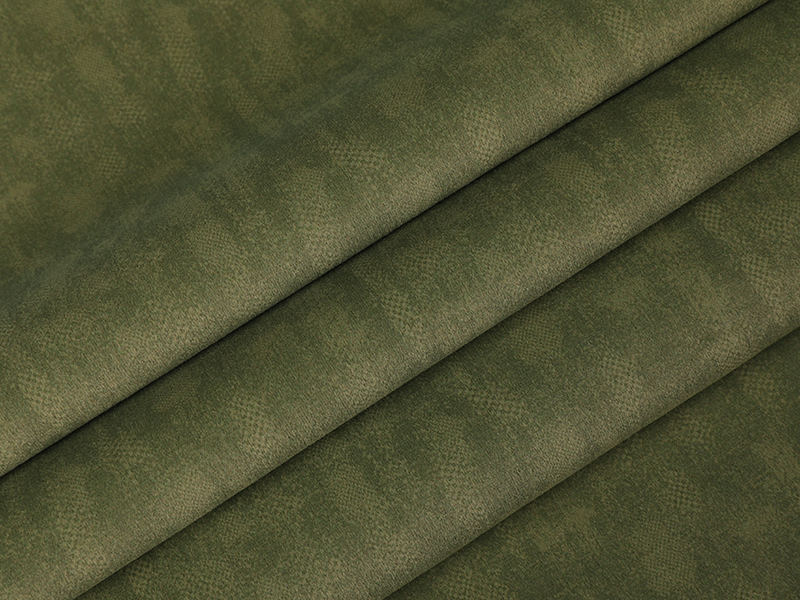 Durable frosted velvet printed sofa fabric