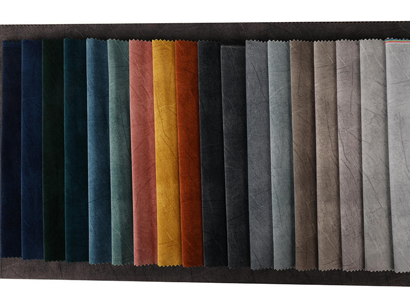 Easy Clean Breathable Comfortable Frosted Velvet Fabric For Sofa Furniture